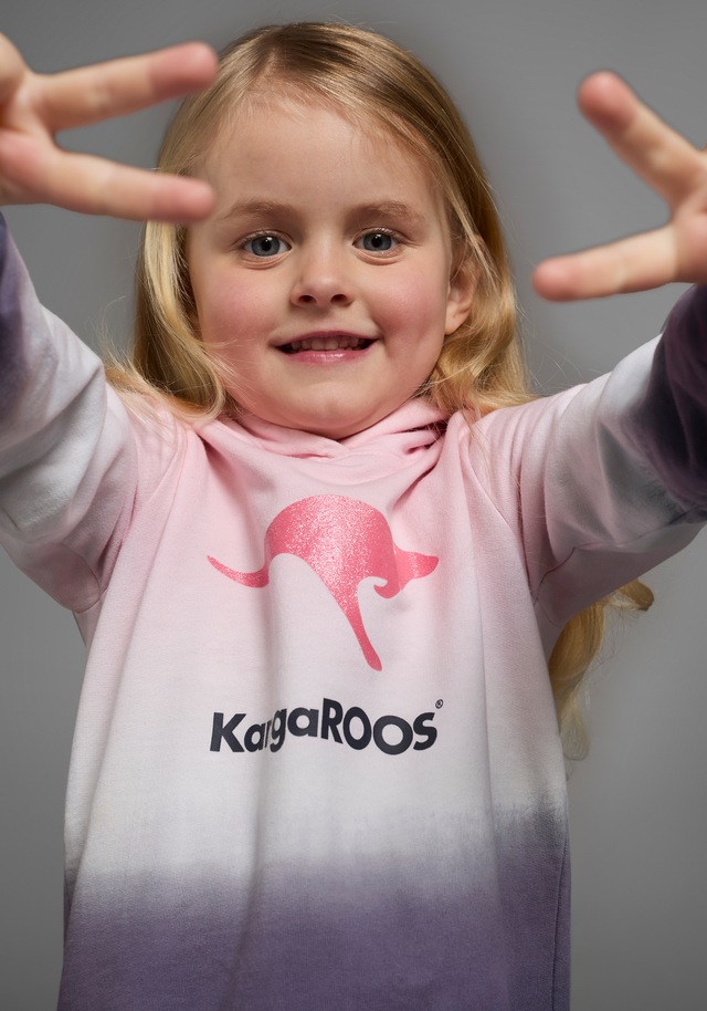 KangaROOS Sweatkleid »für kleine Mädchen« bis Mitte des Oberschenkels,  lässiger Look,  aus Sweatstoff