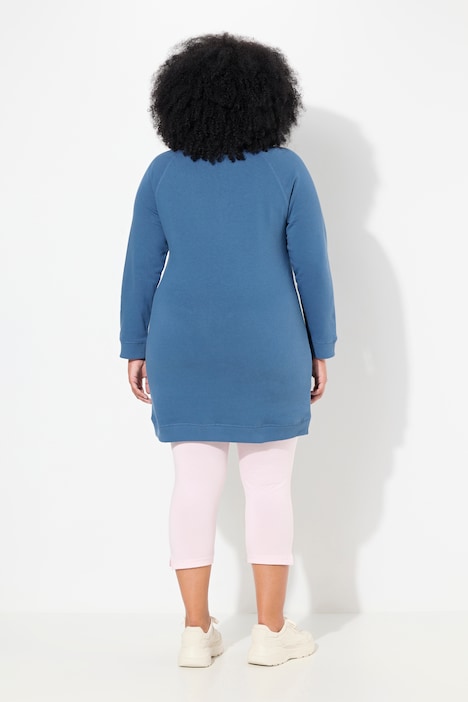 Sweatkleid, Stehkragen, Langarm, Taschen