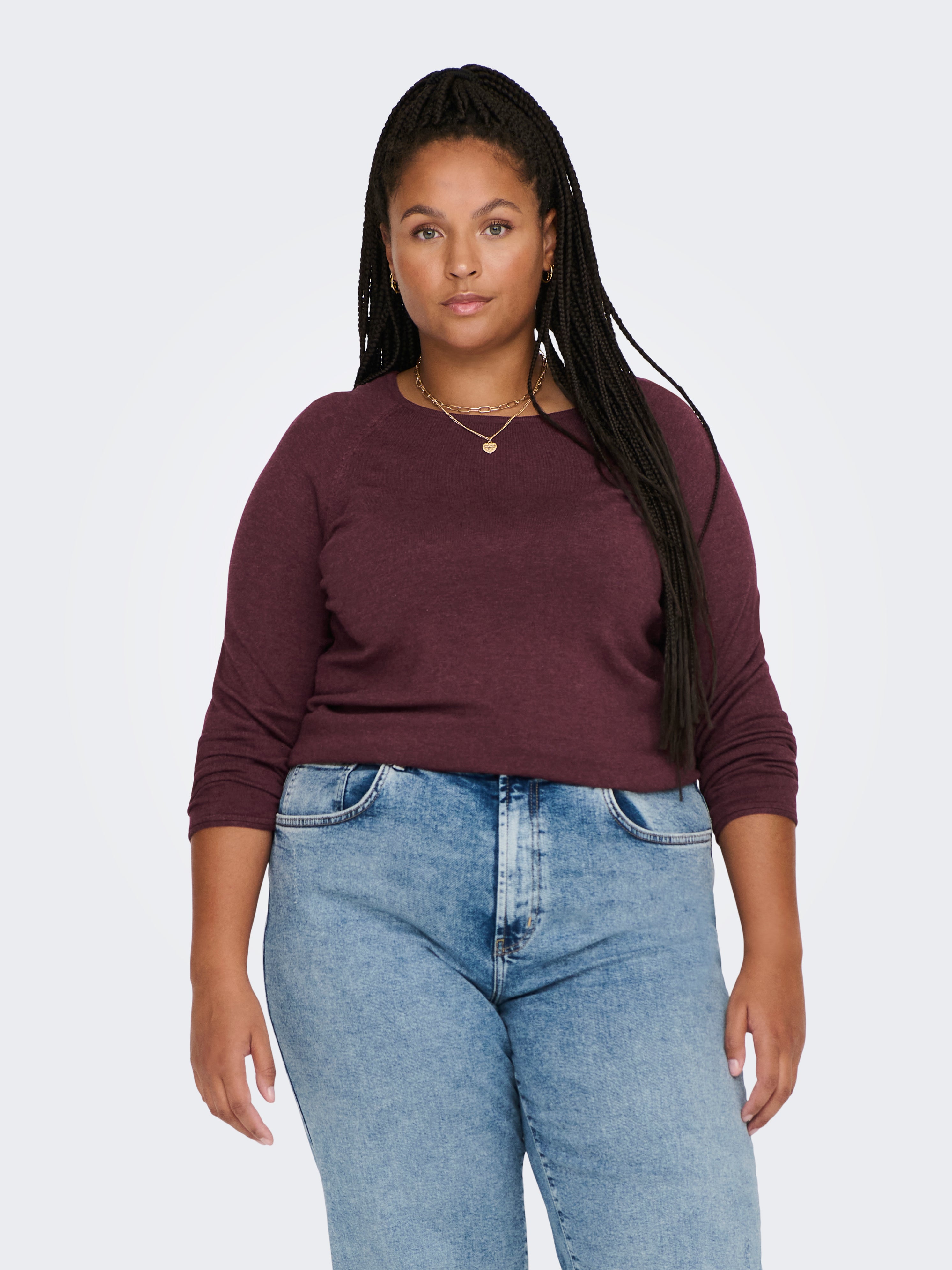 CARLADY Strickpullover Windsor Wine