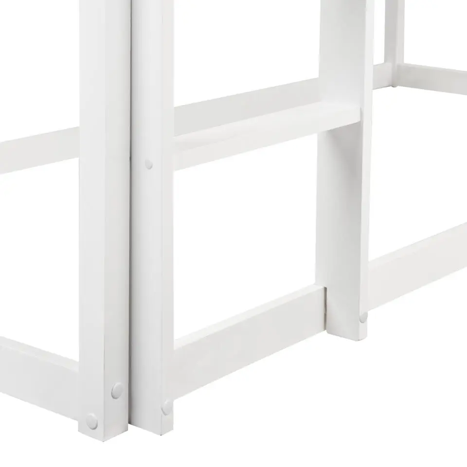 DIENNE - Kinderbed - Wit - 90 x 200 cm - Dennenhout