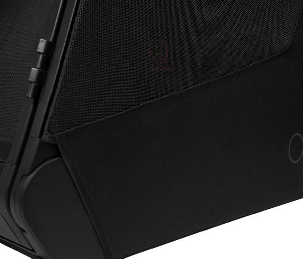 1one1 Origami Hundetransportbox, schwarz, XL,