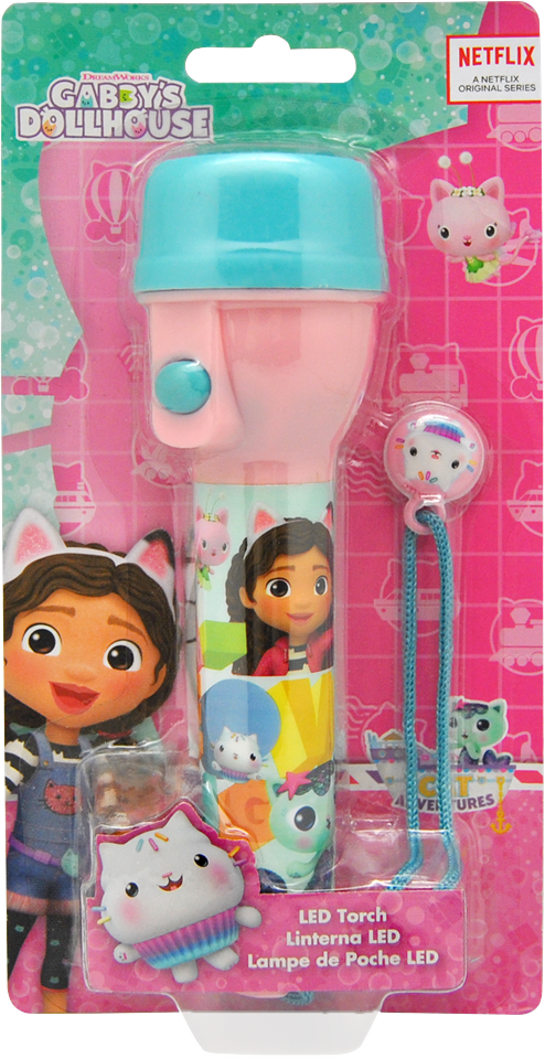 Kids Licensing - LED Lommelygte - Gabby's Dollhouse