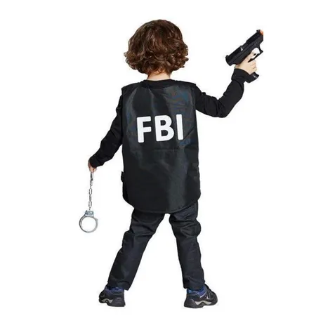 Rubies Kostüm FBI-Weste Größe 140/152