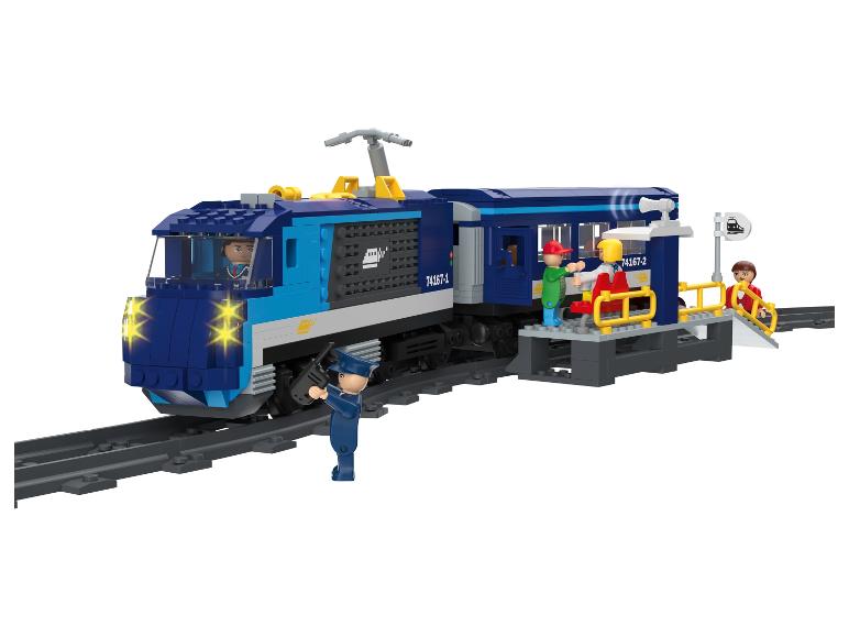 Bouwstenen set trein