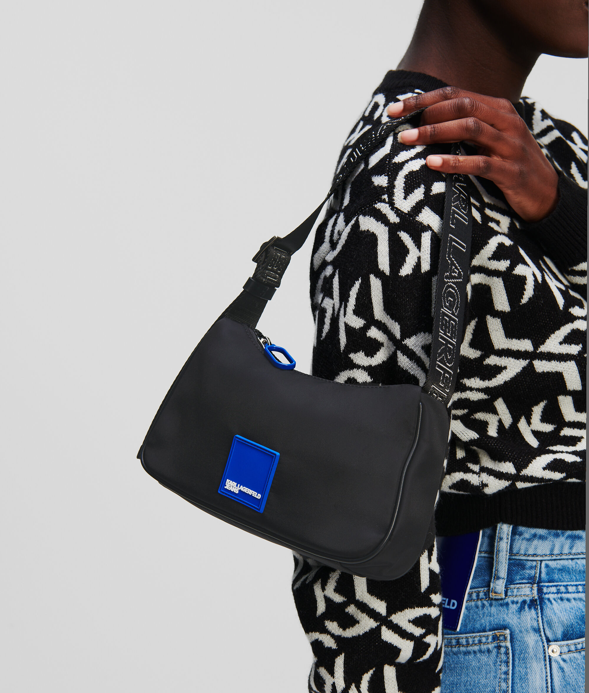 SAC BAGUETTE EN NYLON KLJ