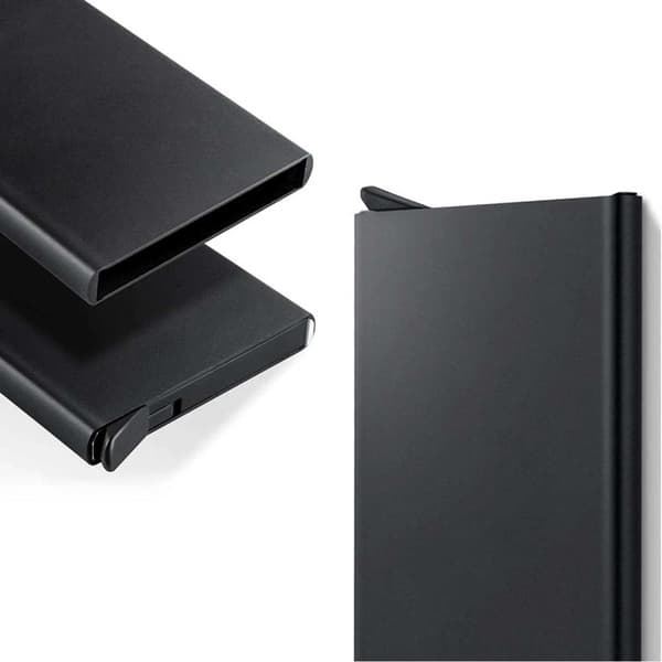 Metal Pop-Up Card Holder med RFID-ly Gray