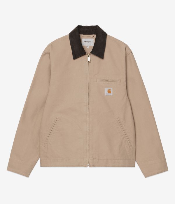 Carhartt WIP Detroit Organic Dearborn Jacke (dusty h brown tobacco rinsed)