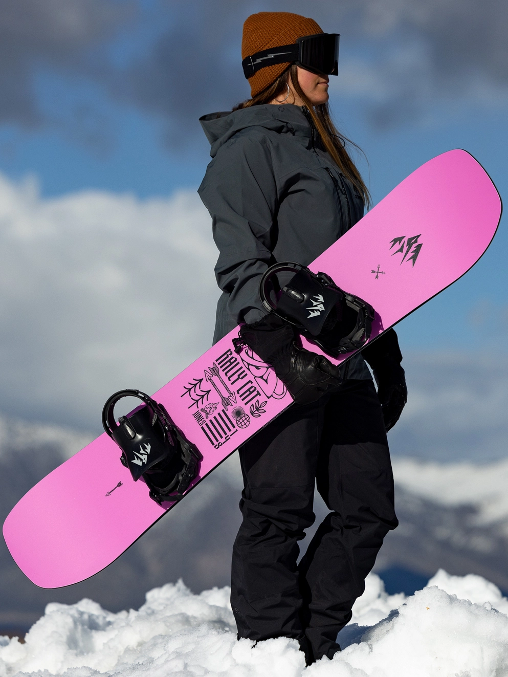 Jones Snowboards Rally Cat 2025 Snowboard white