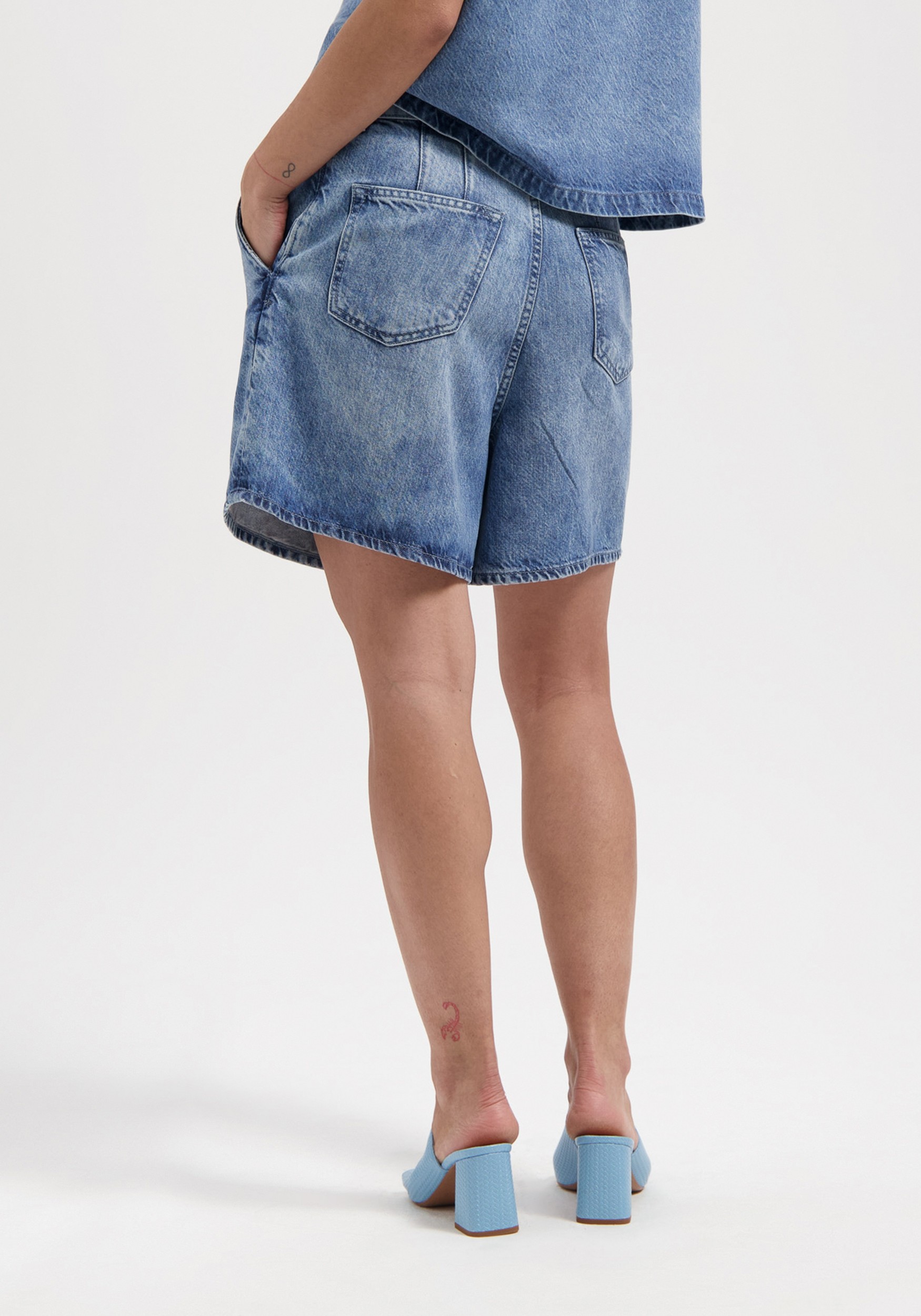 Kuyichi Jeansshorts Teigan Short Beaumont Blue