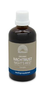 Mattisson HealthStyle Biologisch Nachtrust Complex Druppels 100ML