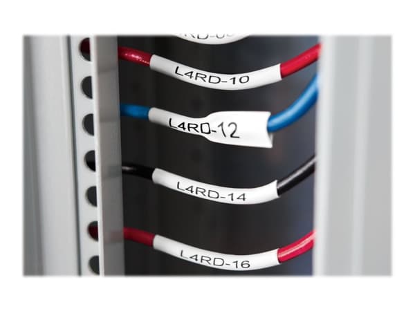 DYMO XTL - Polyolefin - svart på hvitt - 6 x 47 mm 81 etikett(er) (1 rull(er) x 81) hylser - for XTL 500