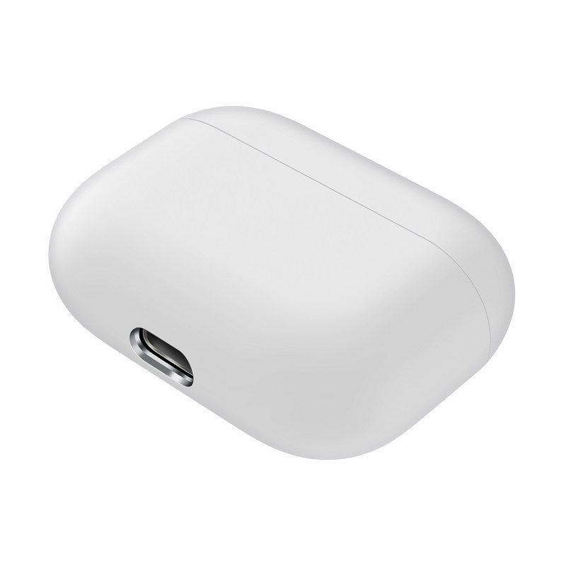 AirPods Pro Silikon Case Schutzhülle Ultra Thin Abdeckung - Weiss (Matt)