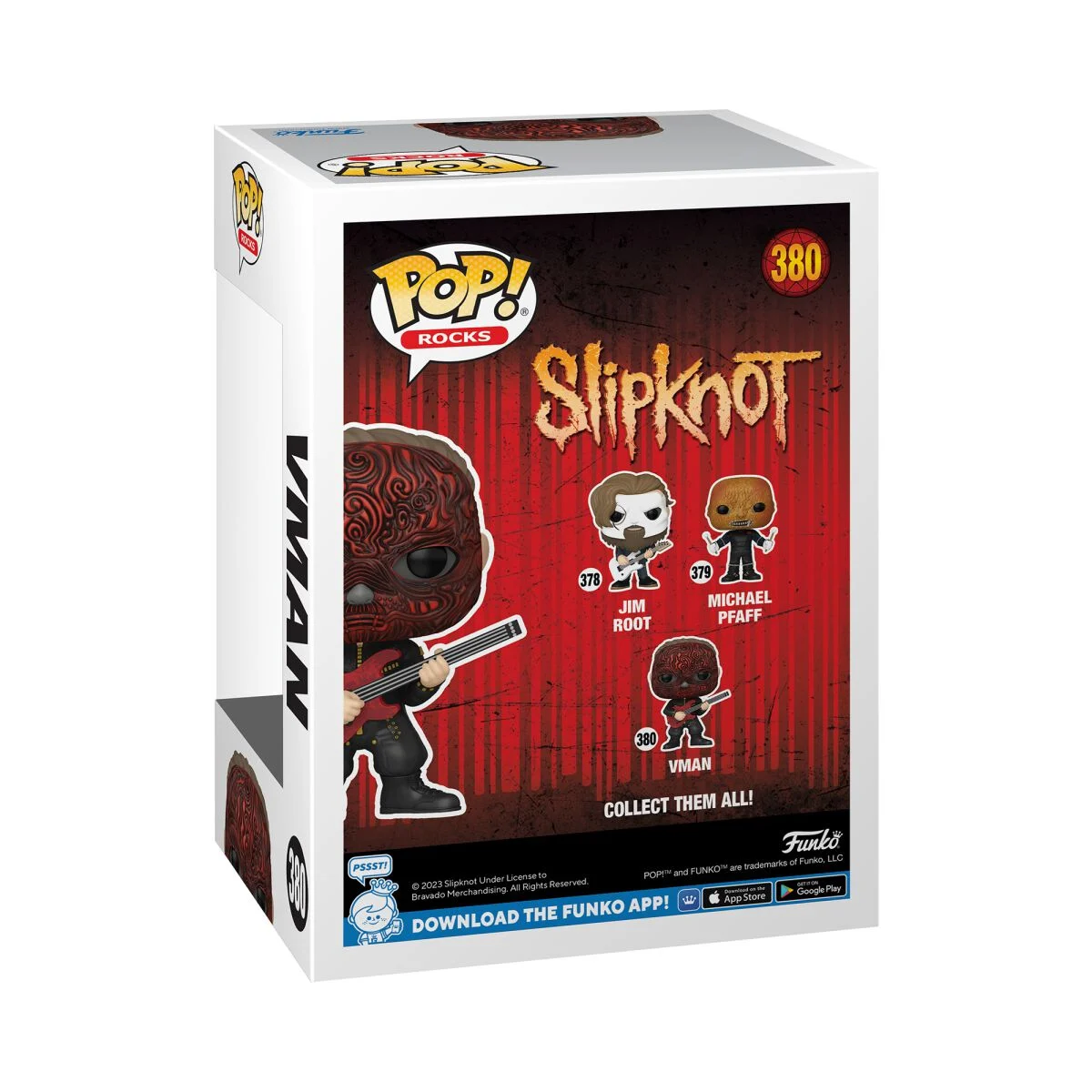 Vman Rocks! Vinyl Figur 380 | Slipknot Funko Pop!