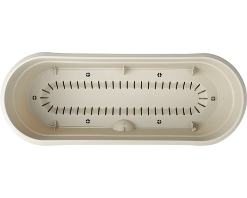 Balkonbak met irrigatiesysteem Lafiora 49,6 x 16 cm beige