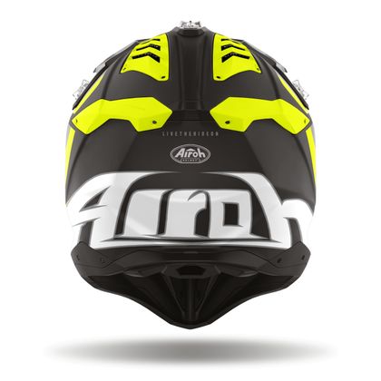 Casque cross Airoh AVIATOR 3 - GLORY 2025 - Jaune / Noir