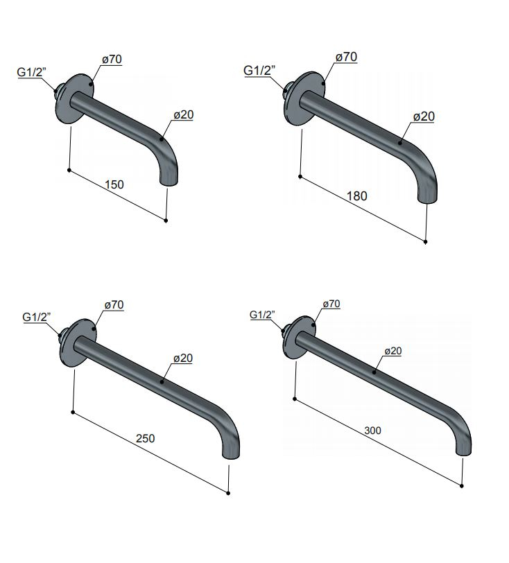 Hotbath Cobber Uitloop 25cm Geborsteld Messing CB095