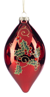 Beau Deco Glass Jewel Holly Berry