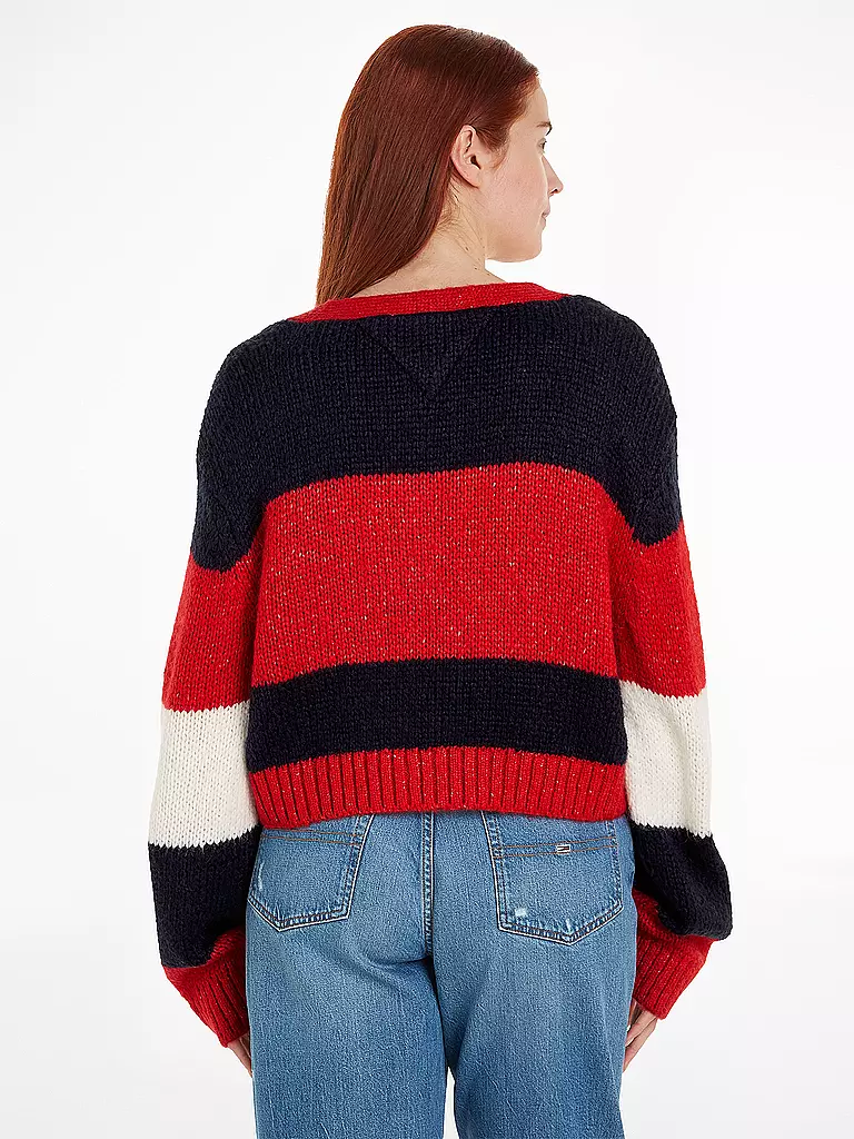 TOMMY JEANS Cardigan rot