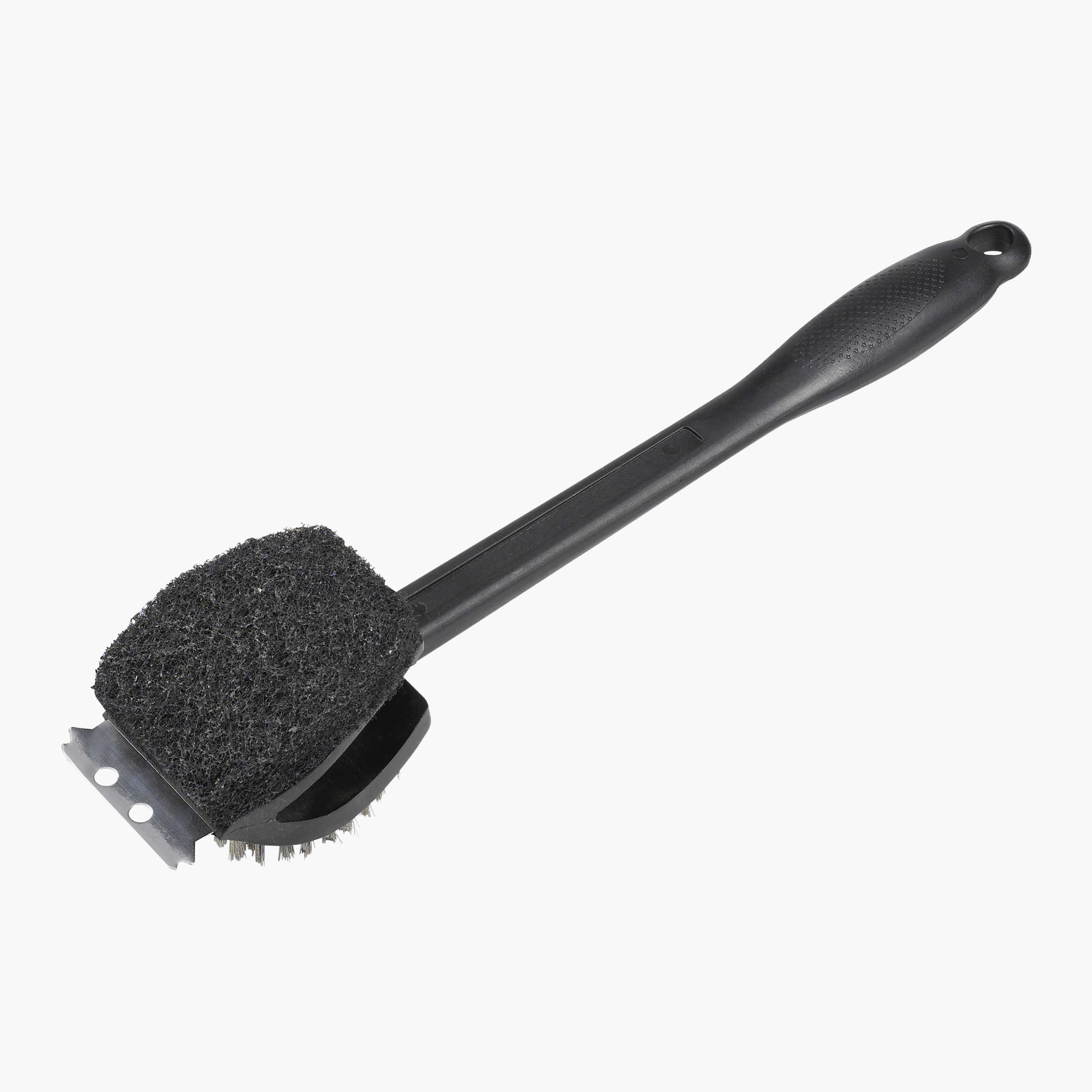 Grillbørste med skaft, 38,5 cm