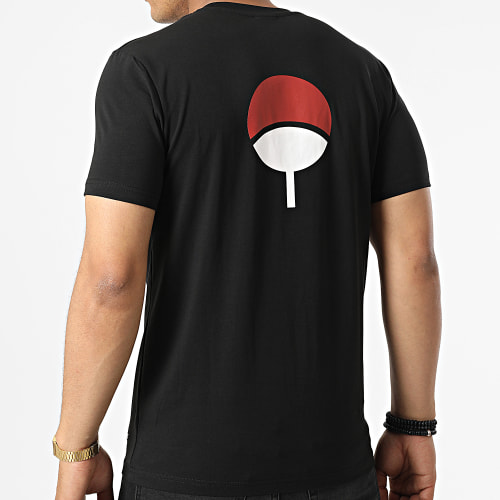 Tee Shirt Naruto Uchiwa 012 Noir
