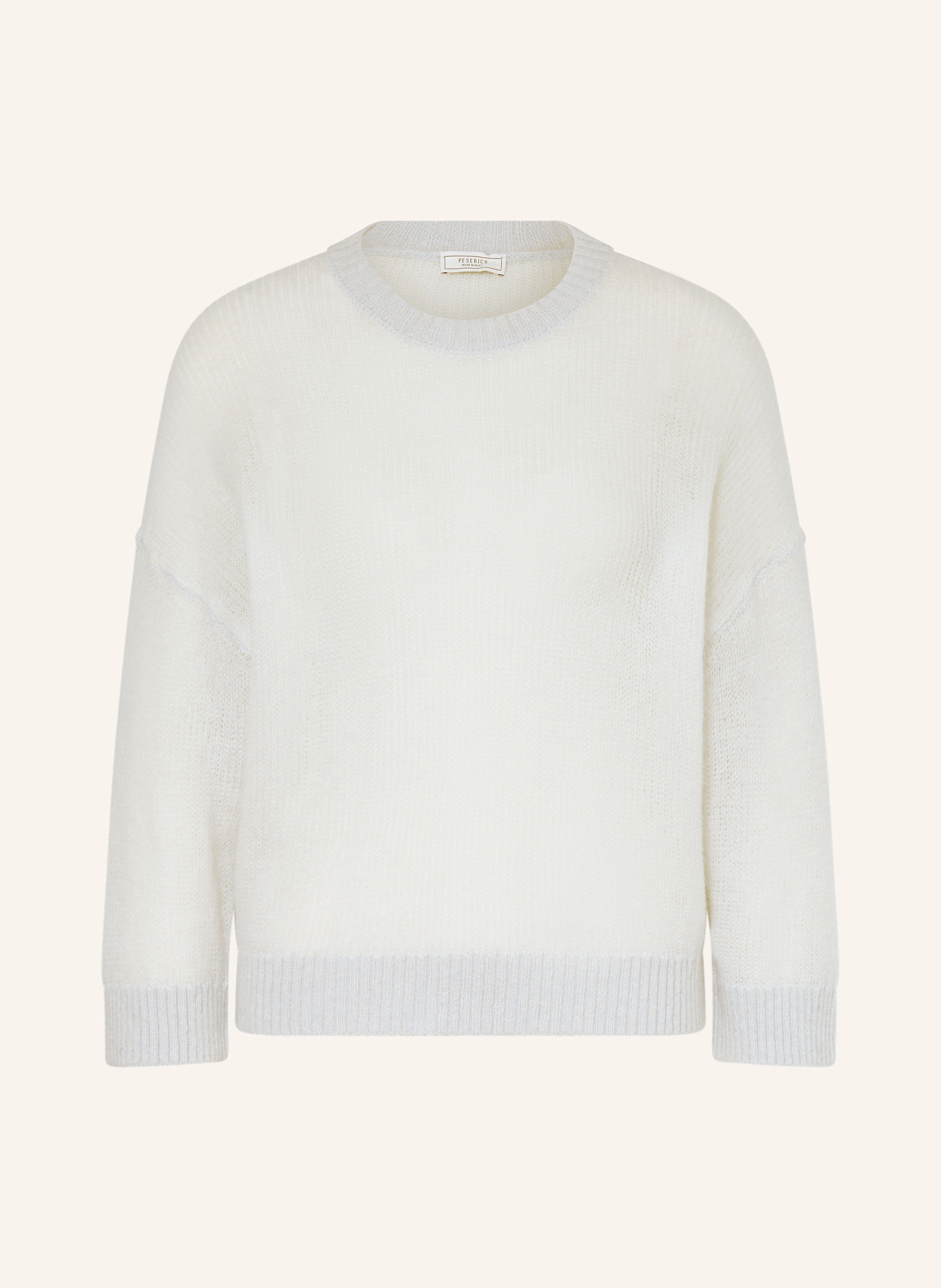 PESERICO Pullover mit Alpakaund Glitzergarn