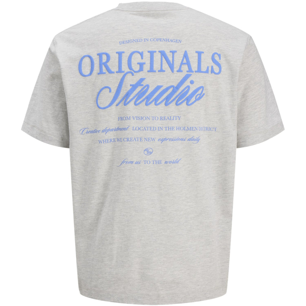 Køb Jack & Jones Junior White Melange Jornorrebro Typo Tee Ss Crew Neck Sn Jnr