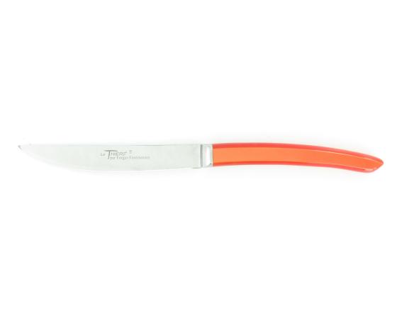 Le Steak Thiers forgé - manche orange - coffret de 6 pièces Le Thiers par Forges Foreziennes