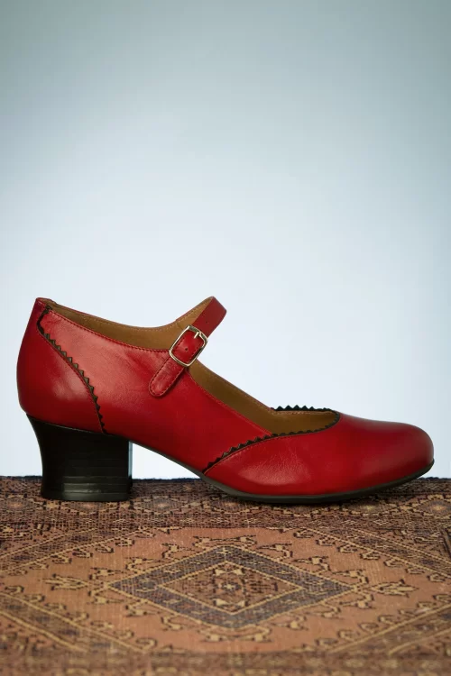 Miz Mooz Fayette Mary Jane Pumps in dieprood