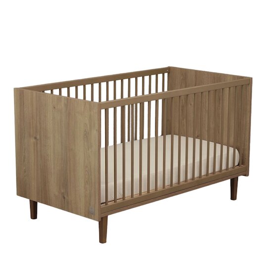 Mokka Lit évolutif Little big bed   Chêne / Mokka        70 x 140 cm   de               Sauthon Baby's Sweet Home