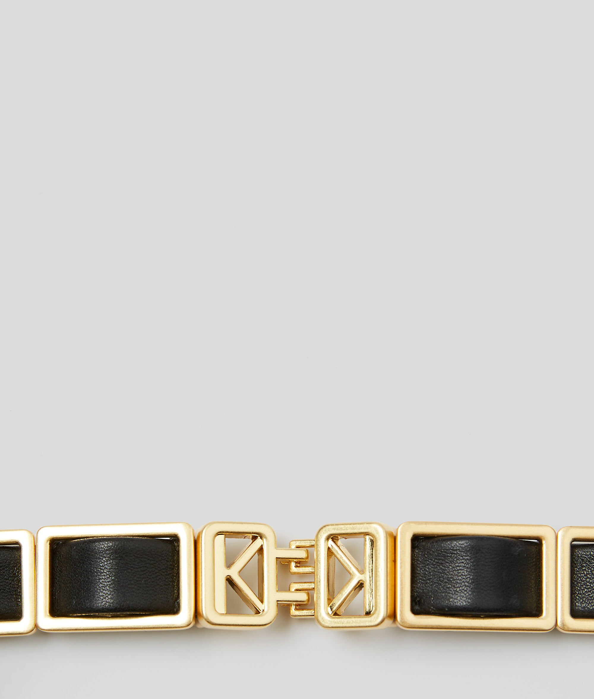 CEINTURE EN CUIR ET CHAÎNE K/ESSENTIAL