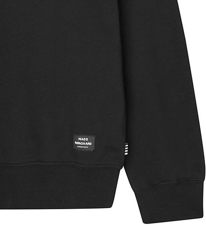 Mads N?rgaard Sweatshirt - Light Terry Solo - Sort