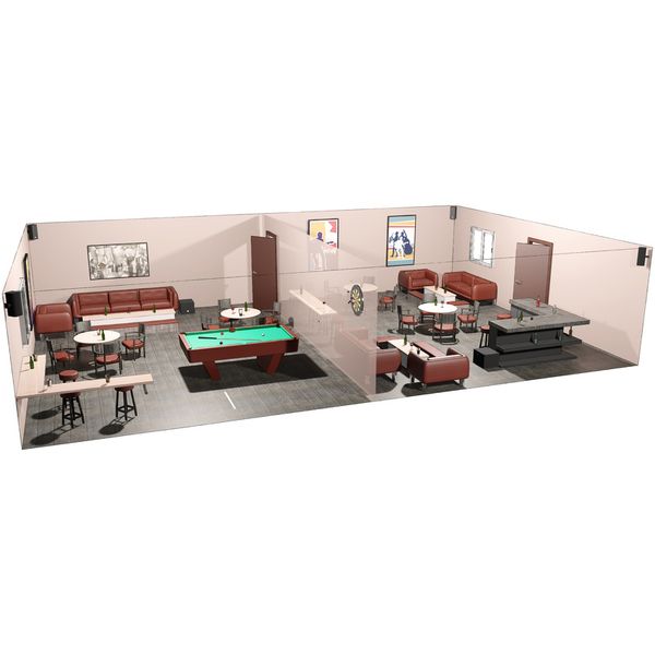 the box pro 2room Lounge Bundle M black