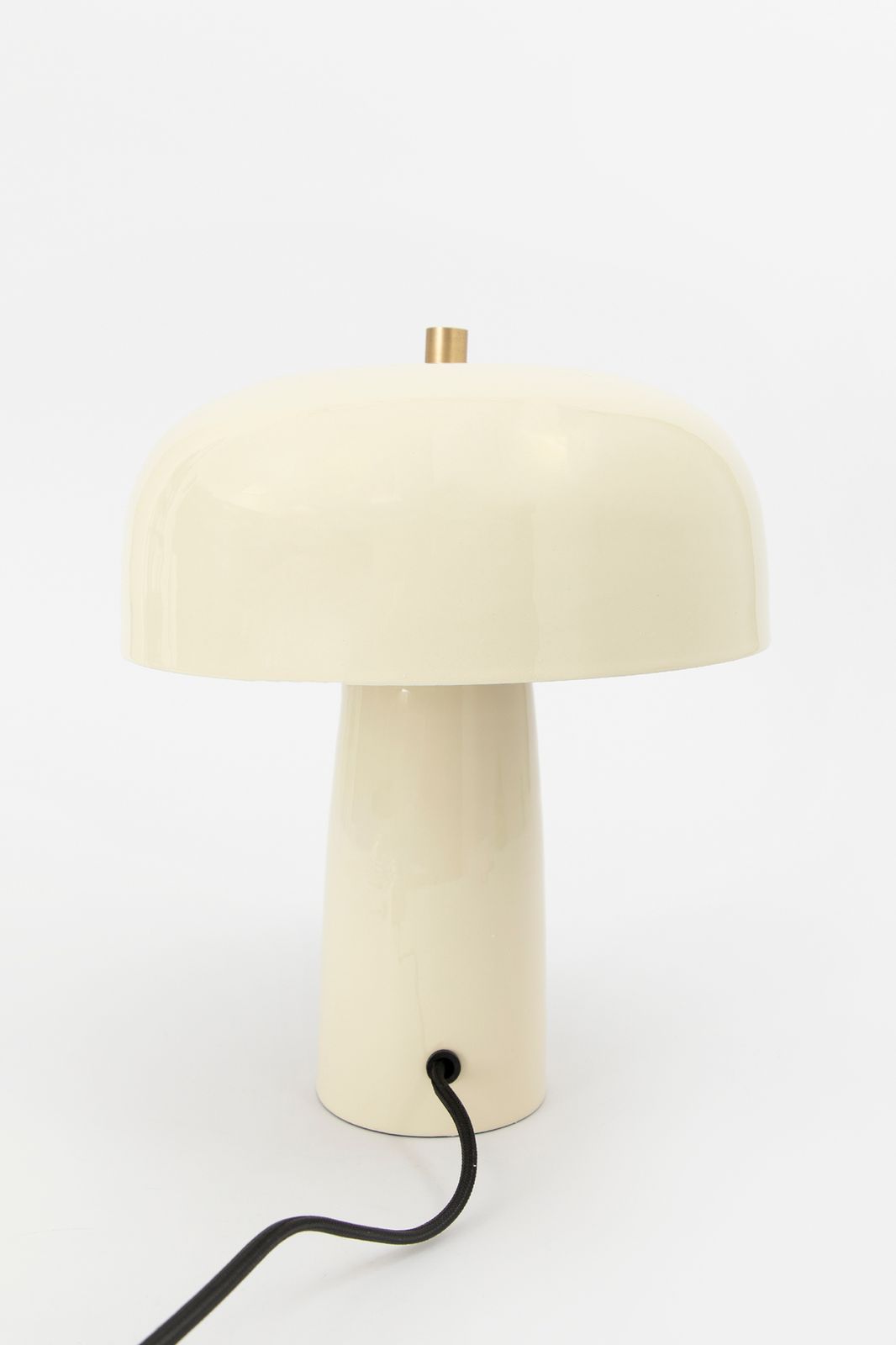 Crèmekleurige cupola tafellamp