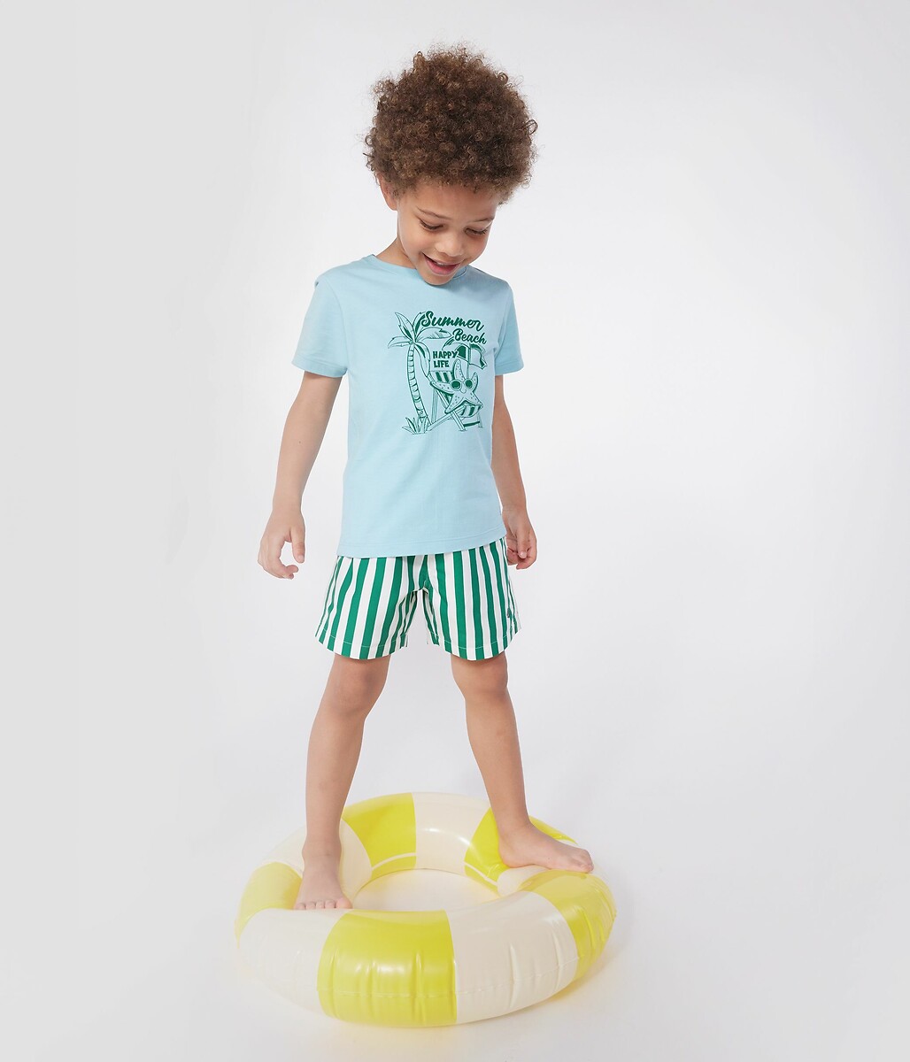 PETIT BATEAU<br>Calções de banho listrados