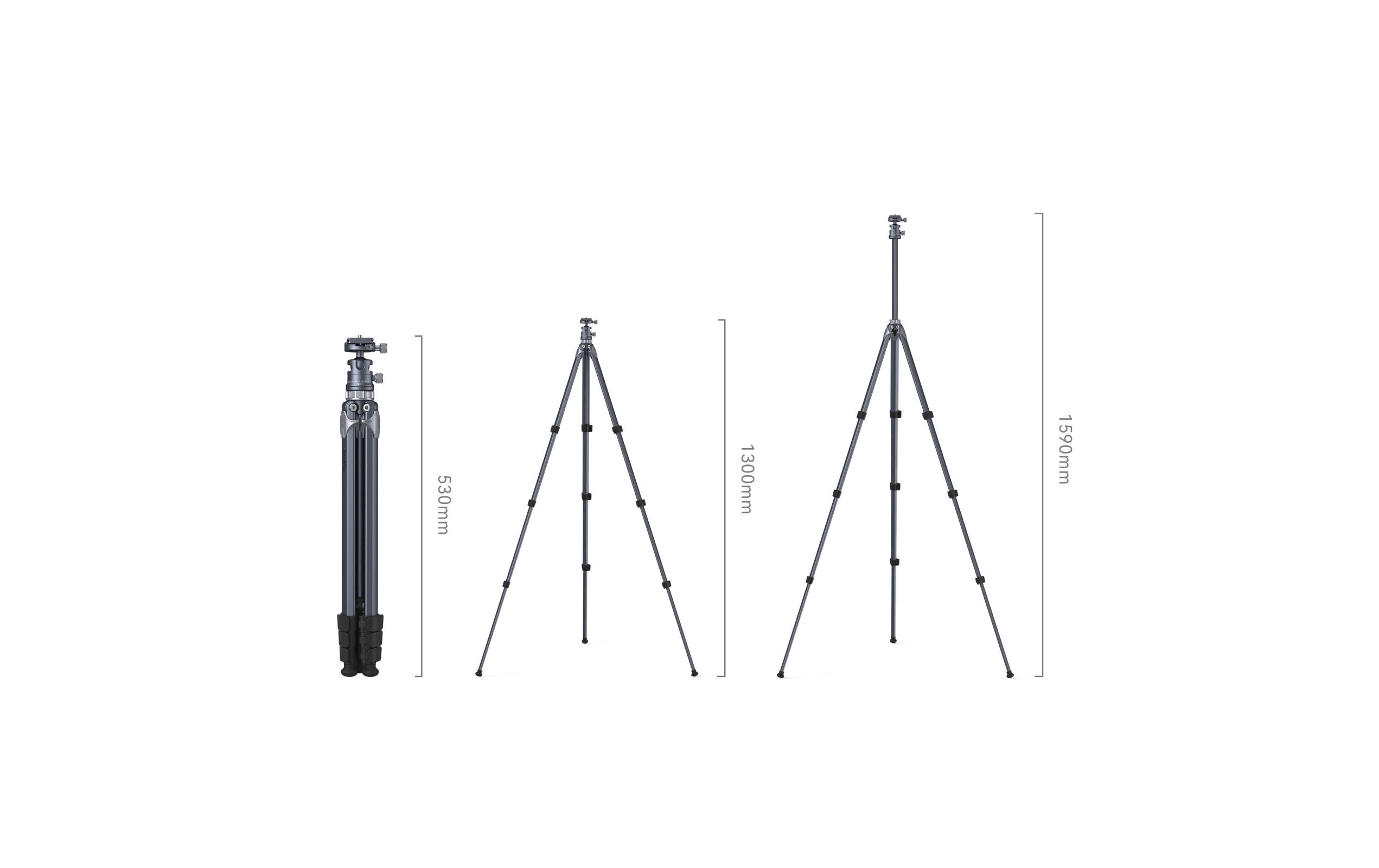 Reisestativ Lightweight Tripod AP-02<br>Kompaktes und leichtes Reisestativ