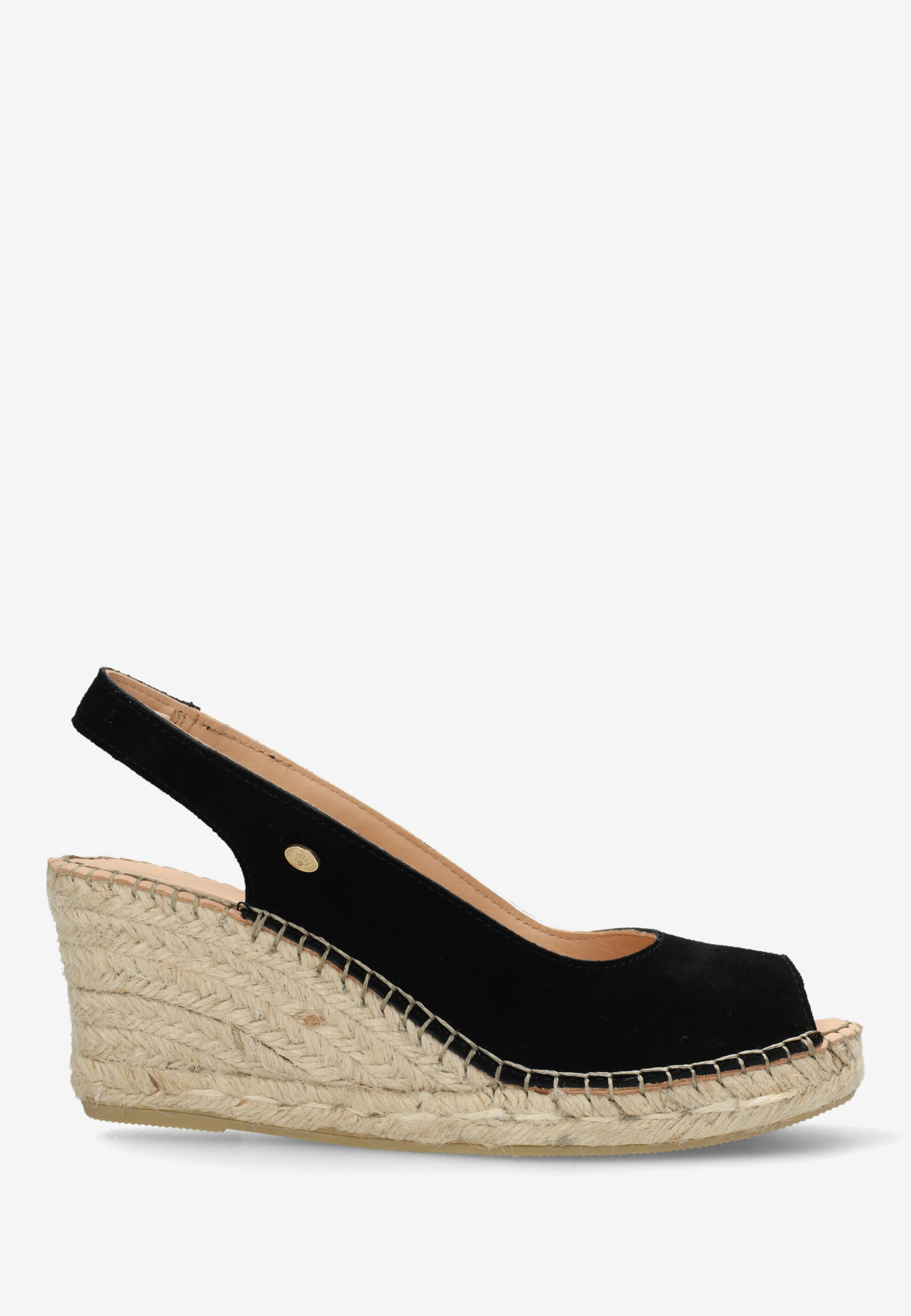 CLARE BEAU  Espadrille suede Black