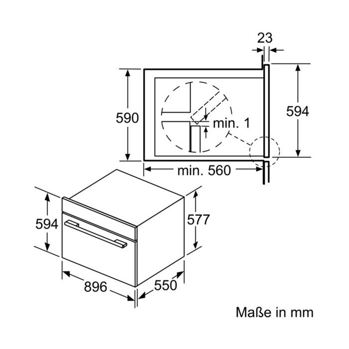 Siemens Einbau-Backofen iQ500 VB578D0S0