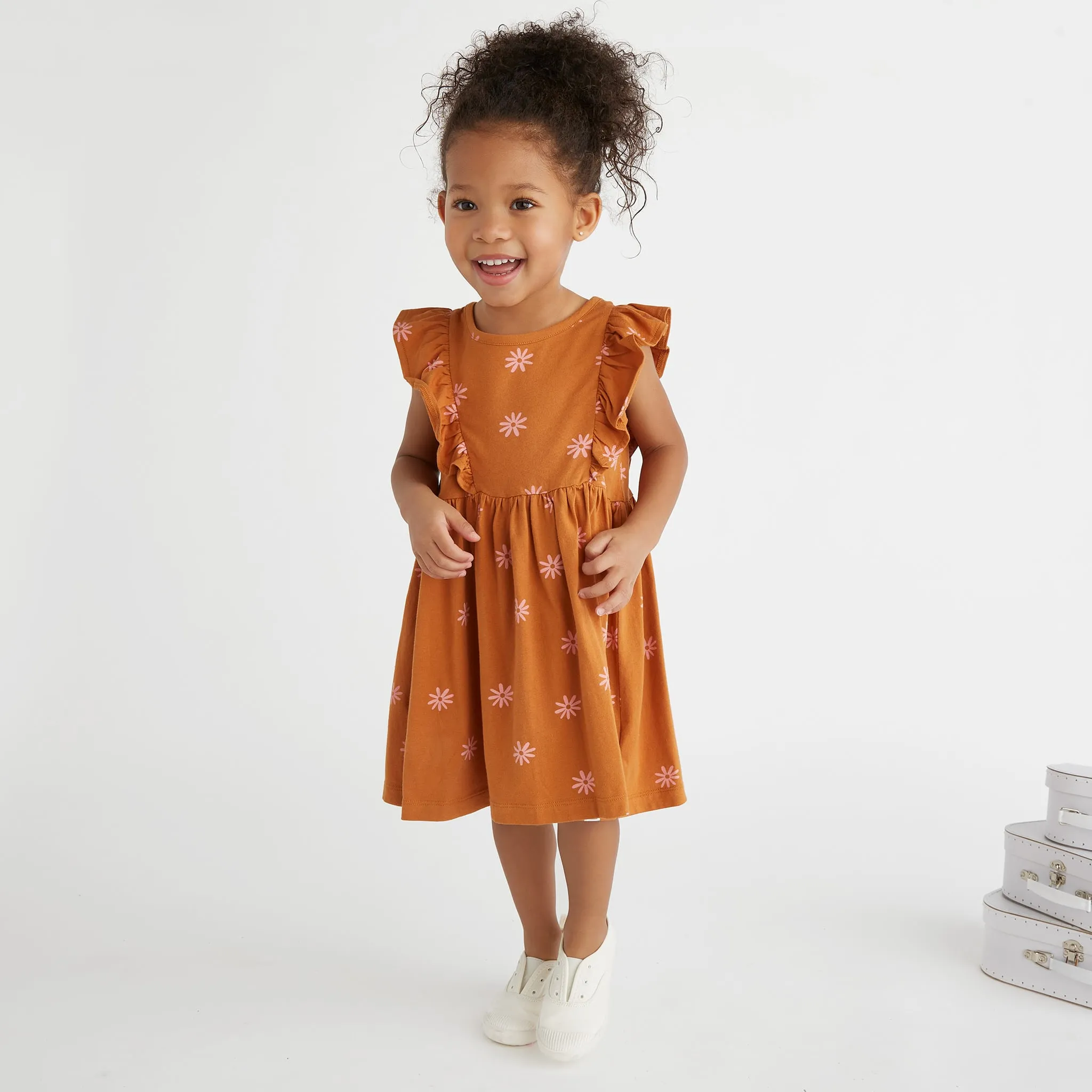 Rise Little Earthling Robe Volants Boho 2-6ans