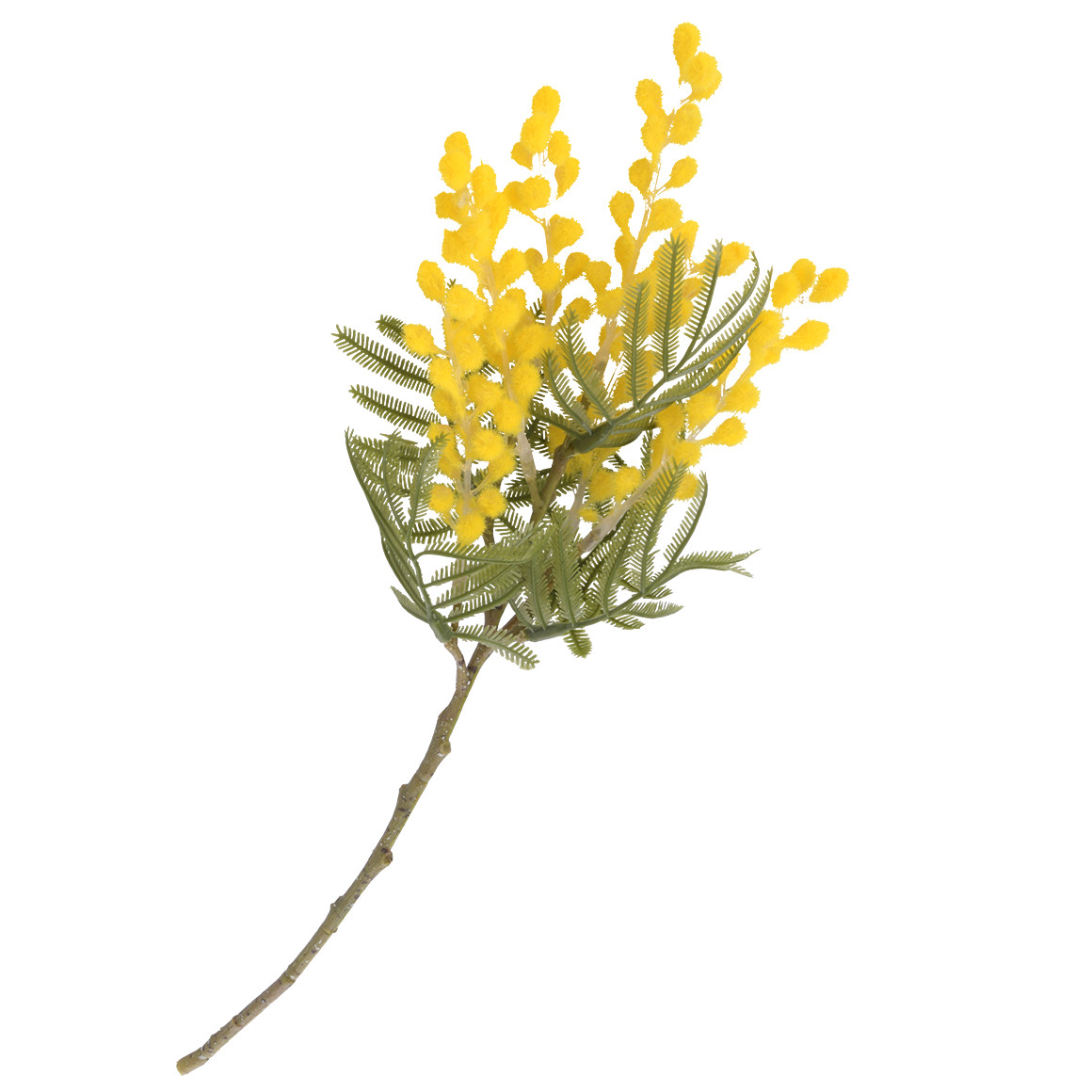 Kunstblume Mimose gelb
