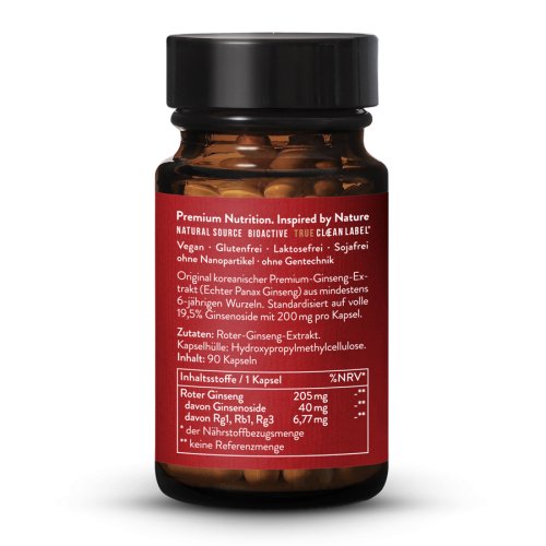 Sunday Natural Products  Roter Ginseng Extrakt 19,5%