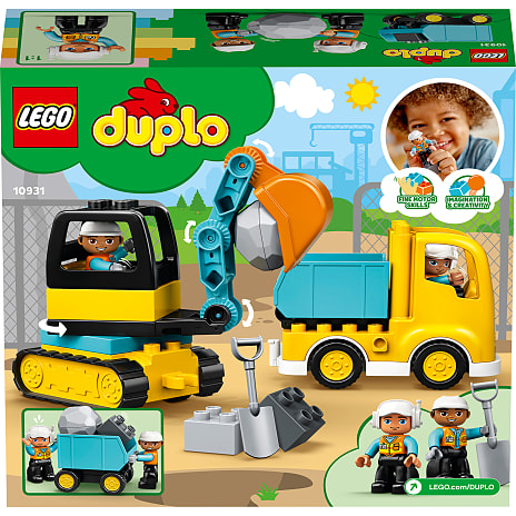 LEGO DUPLO Town Lastbil og gravemaskine på larvefødder 10931