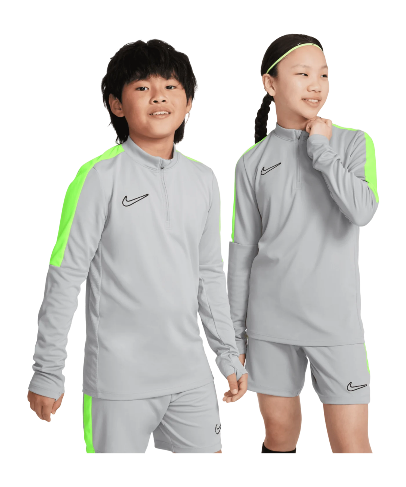 Nike Academy 23 Drill Top Kids Silber F007