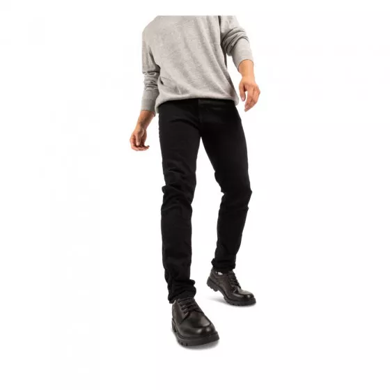 Derbies NOIR DENIM SIDE CUIR