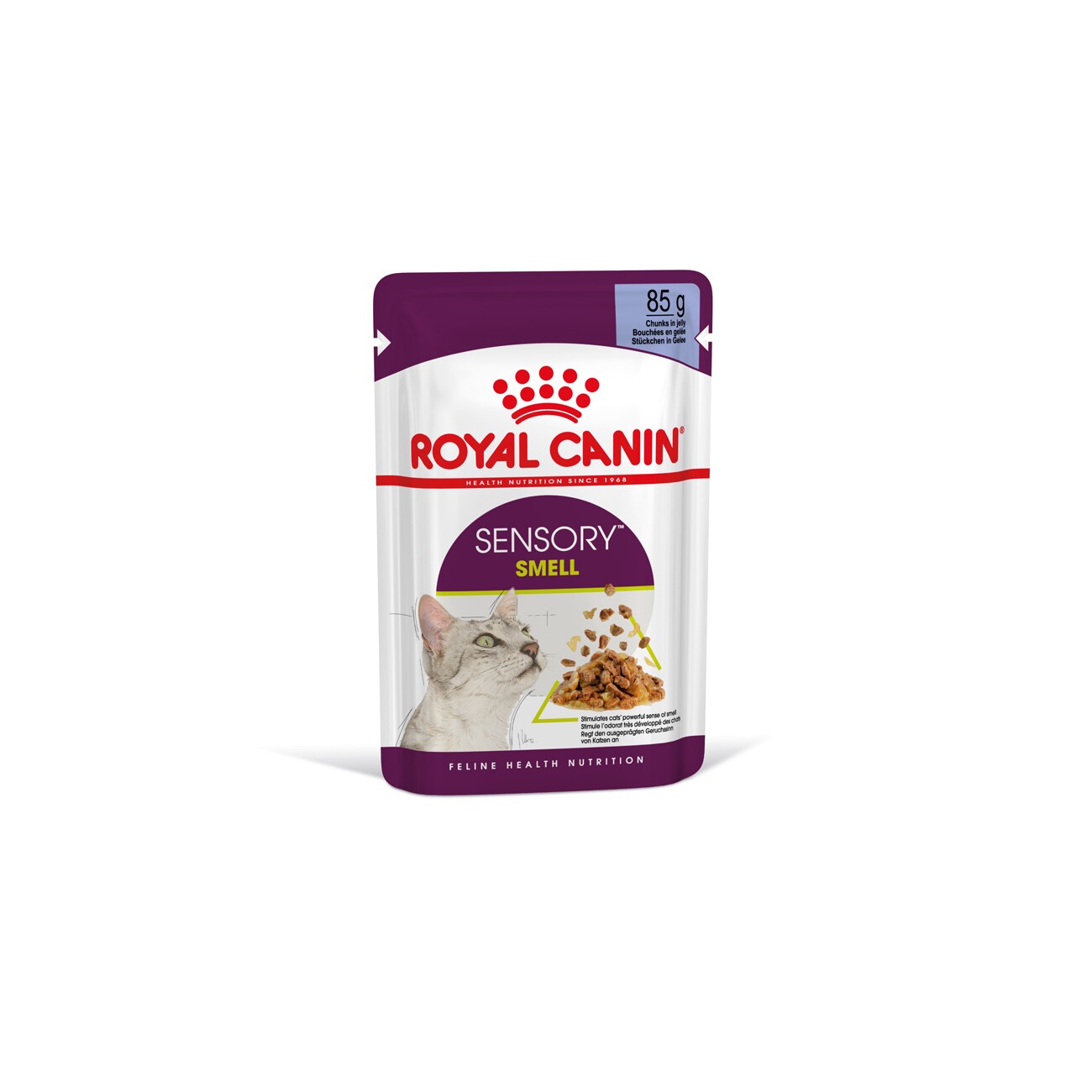 ROYAL CANIN SENSORY Smell in Gelee für wählerische Katzen 12x85g