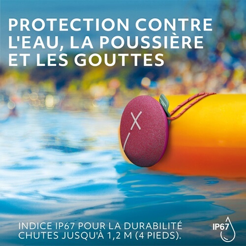 Enceinte sans fil Ultimate Ears MINIROLL Pink