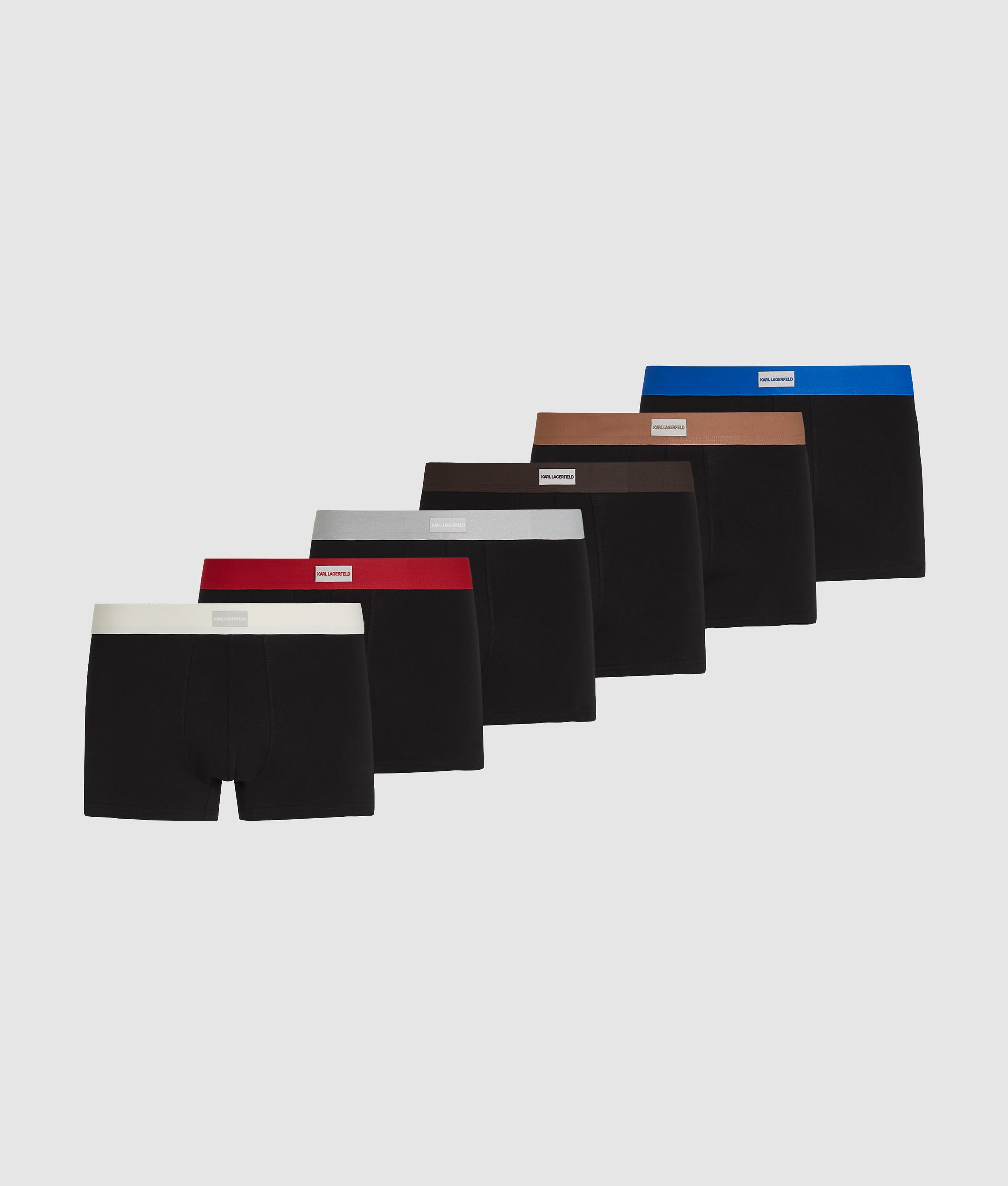 Elastisch lipje met logo boxers - 7 pack