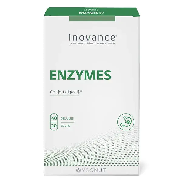 Inovance Enzimas 40 cápsulas