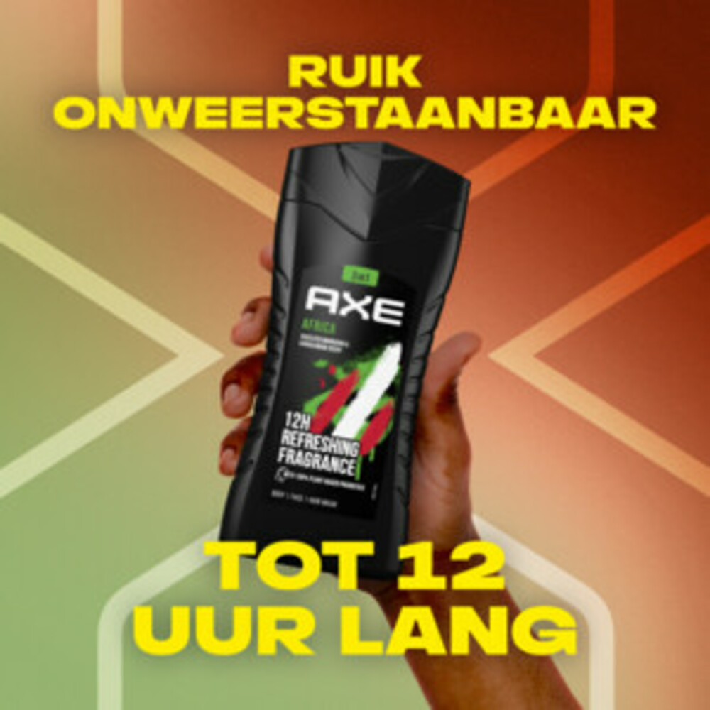 6x Axe 3-in-1 Douchegel Africa250 ml