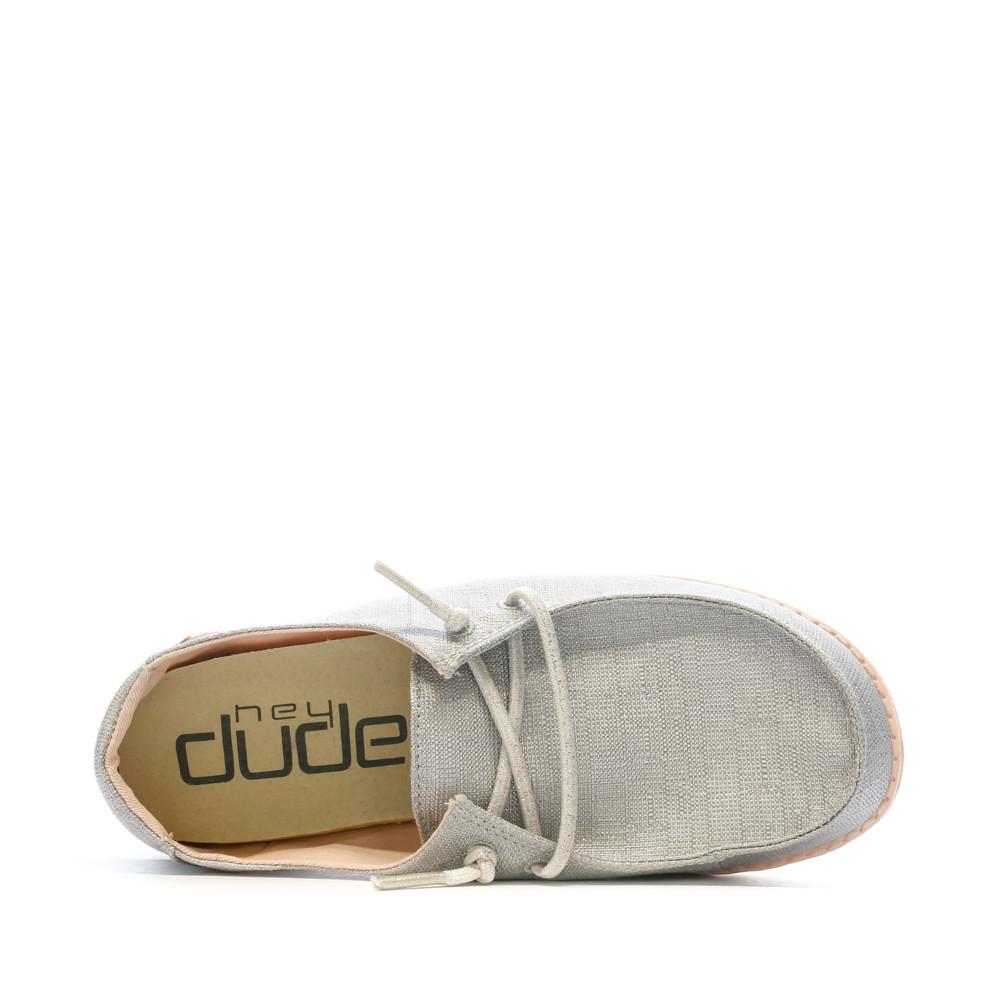 Hey Dude Chaussures Argentés Fille Hey Dude Wendy