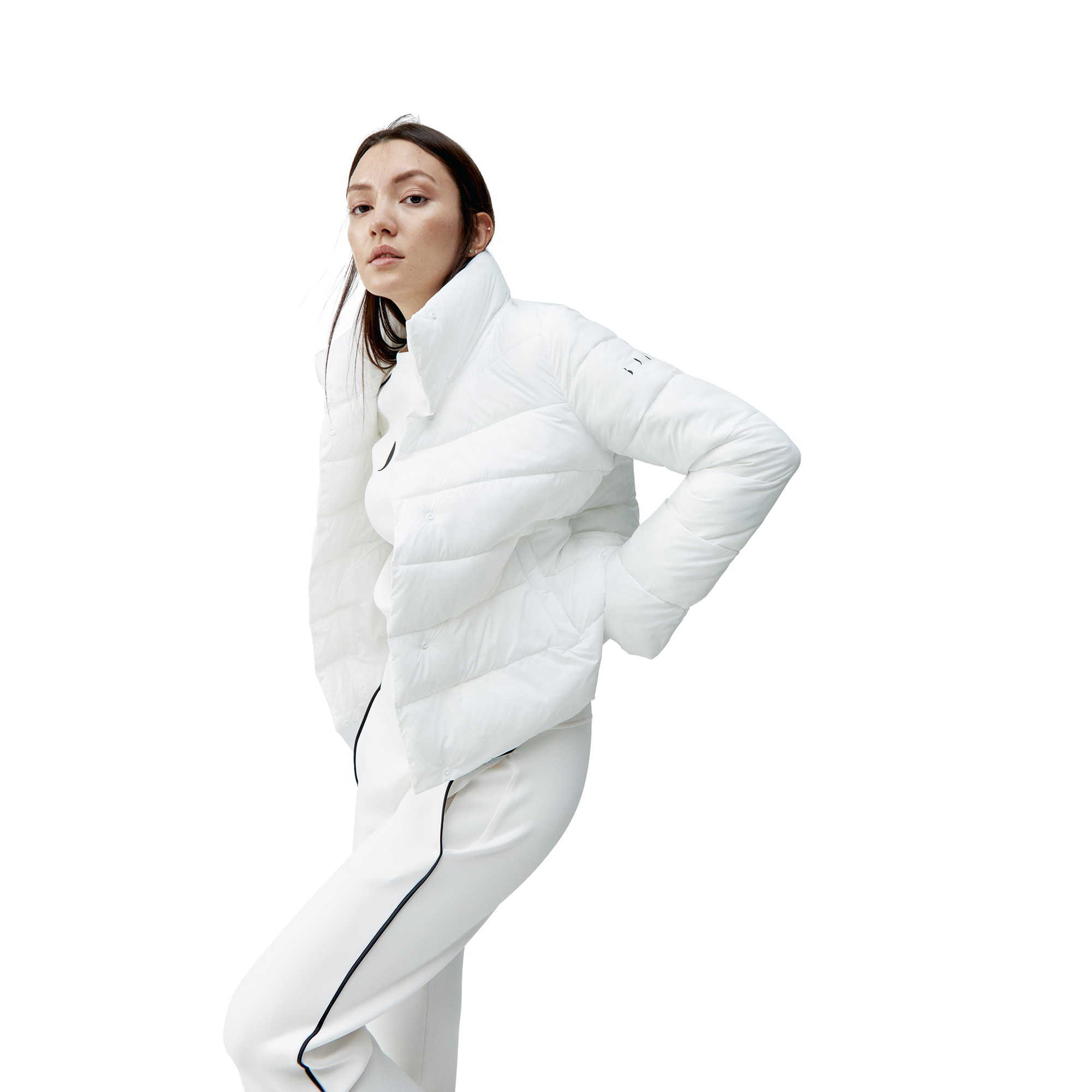 VEGAN HACK - Manteau d'hiver matelassé vegan hack | Blanc